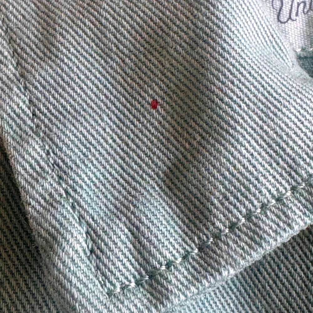 Universal Thread Sage Green/Blue Cotton Utility Chore Jacket Wmns Size S *READ* - Picture 8 of 8